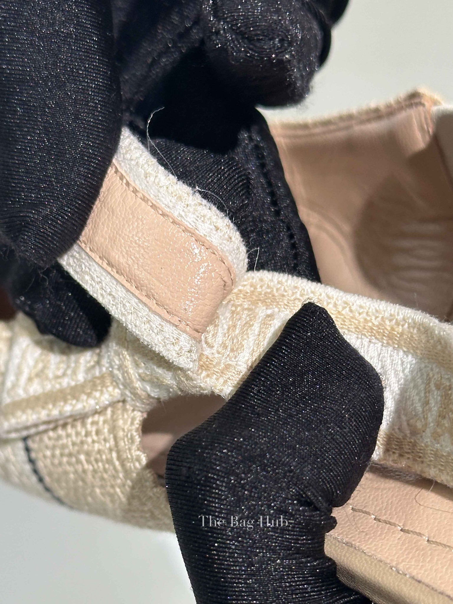 Dior Beige Embroidered Ballet Flats Size 37