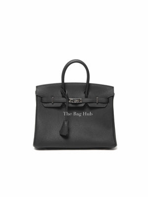 Hermes Noir Togo Birkin 25 Bag PHW