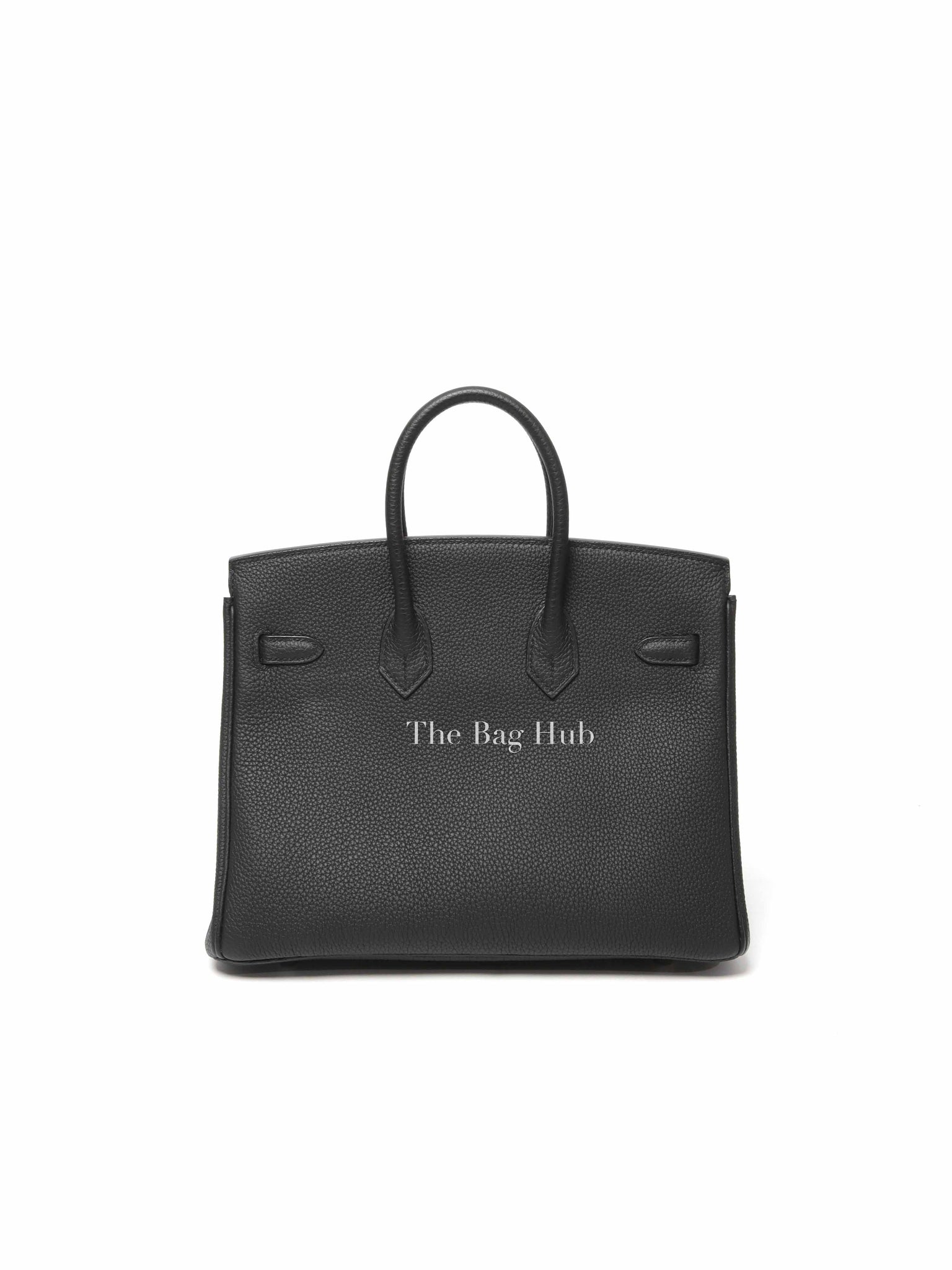 Hermes Noir Togo Birkin 25 Bag PHW