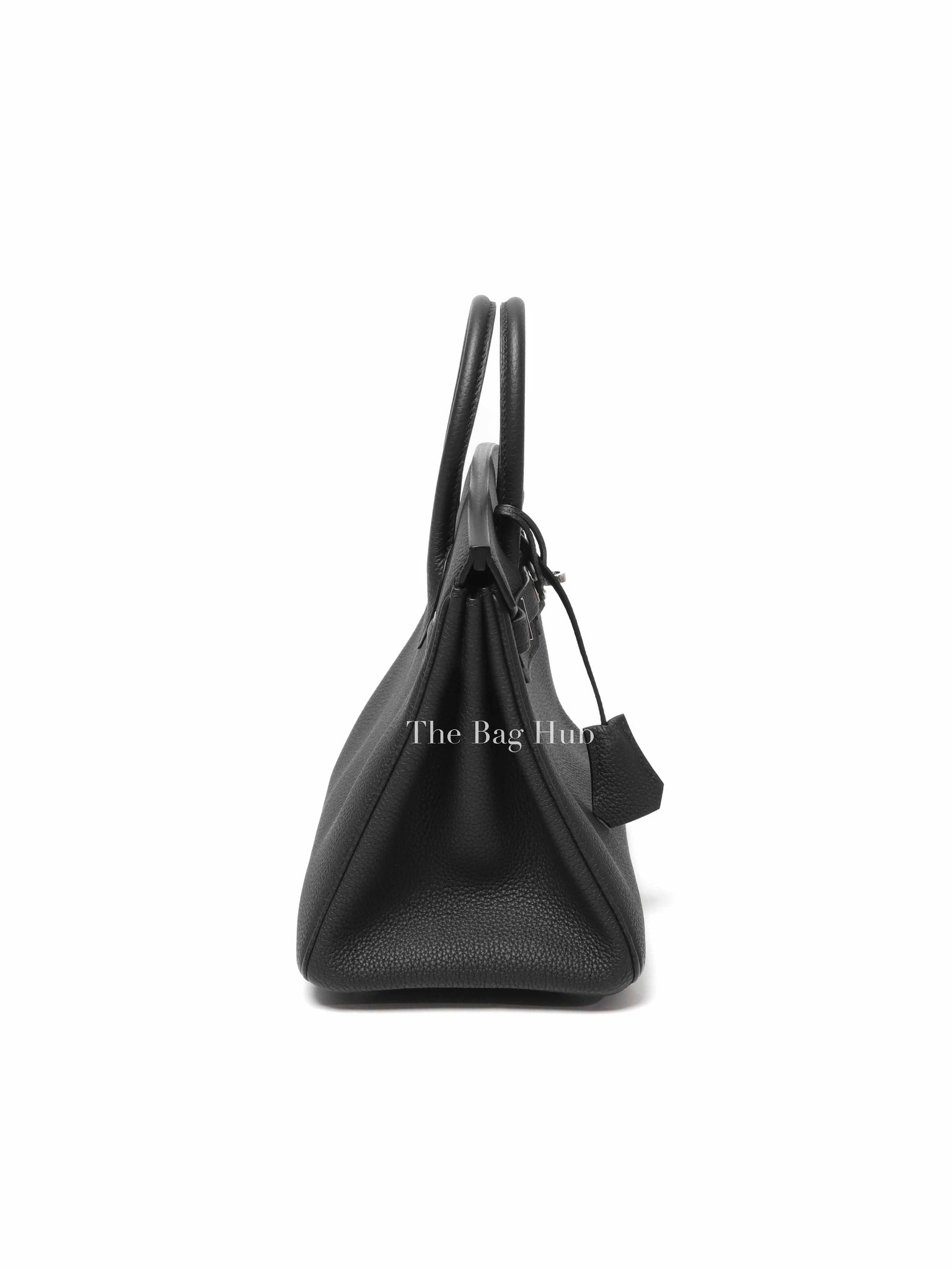 Hermes Noir Togo Birkin 25 Bag PHW