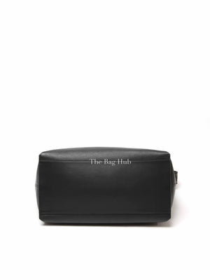 Loewe Black Supple Smooth Calfskin and Jacquard Medium Cubi Crossbody Bag