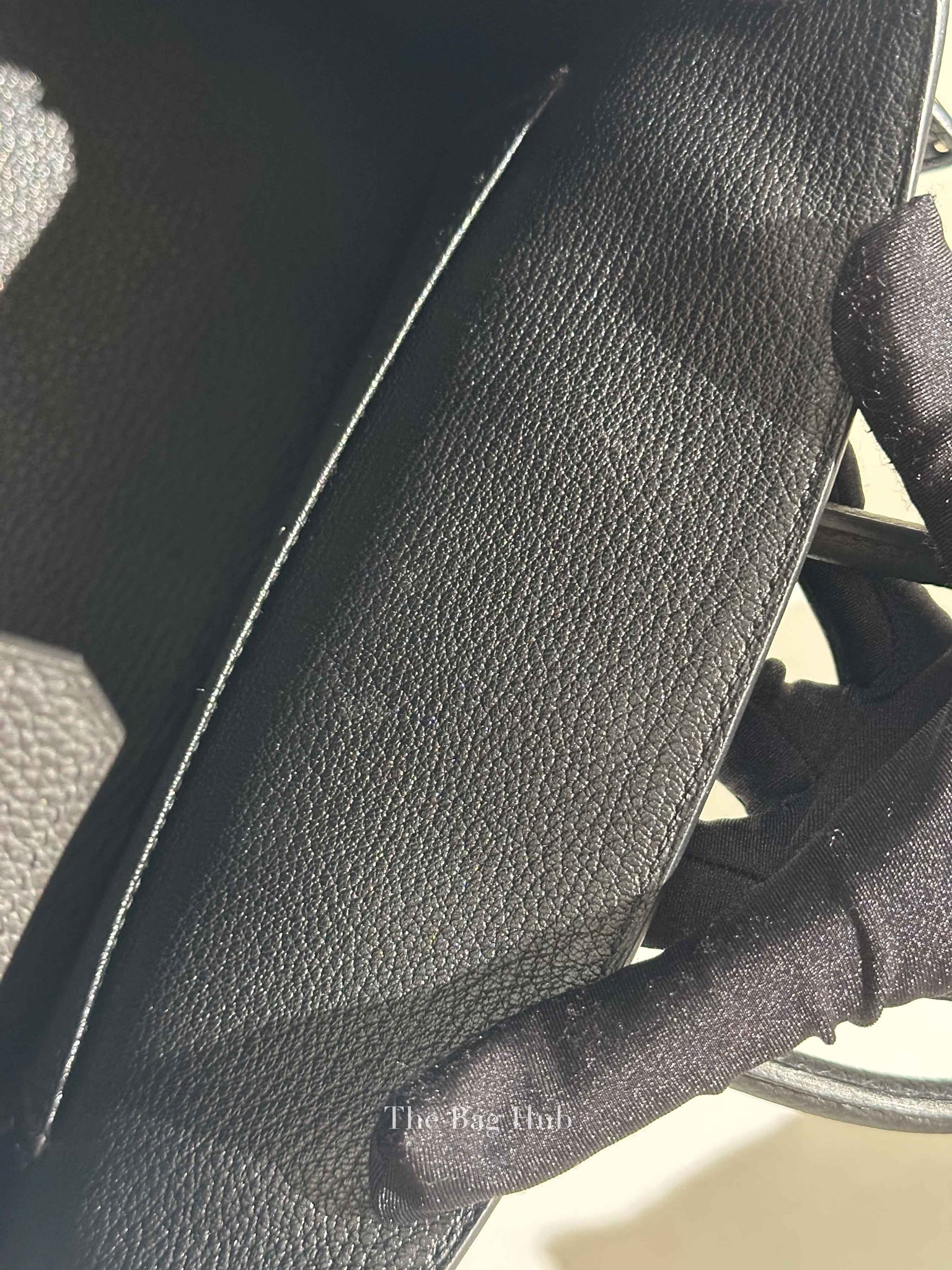 Hermes Noir Togo Birkin 25 Bag PHW
