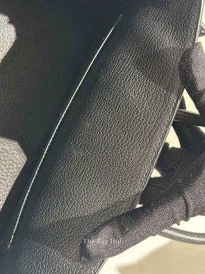 Hermes Noir Togo Birkin 25 Bag PHW