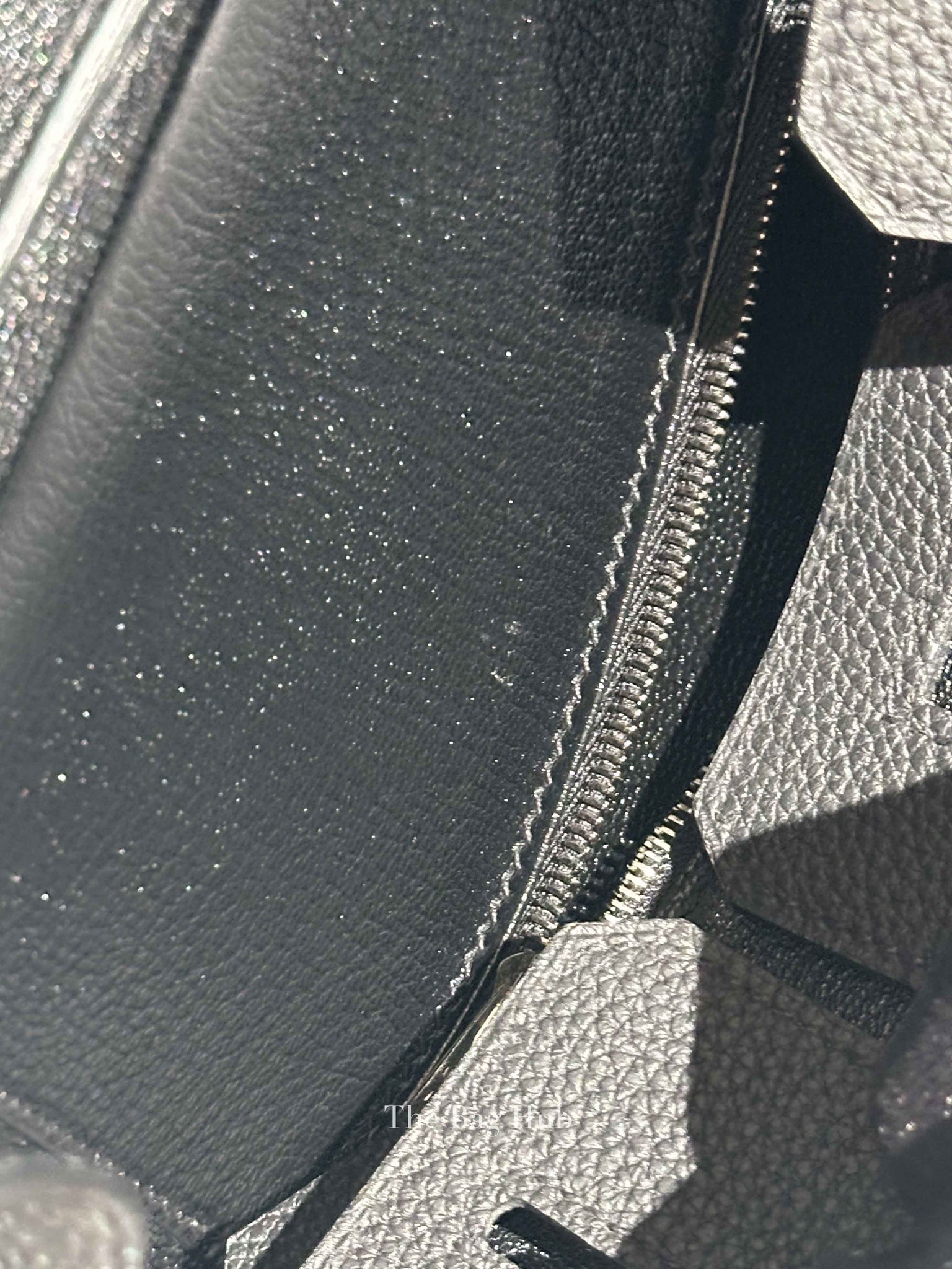Hermes Noir Togo Birkin 25 Bag PHW