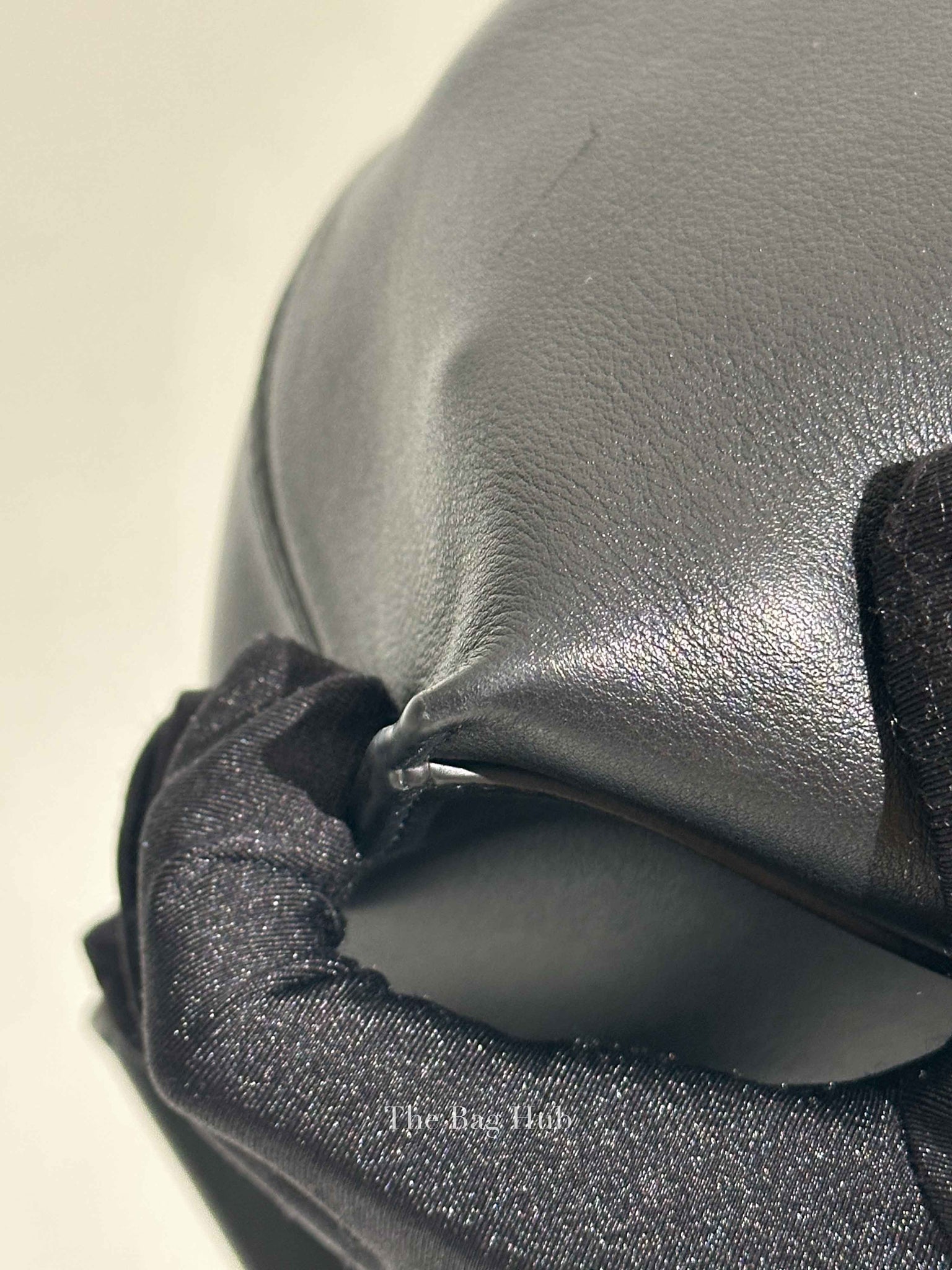 Loewe Black Supple Smooth Calfskin and Jacquard Medium Cubi Crossbody Bag