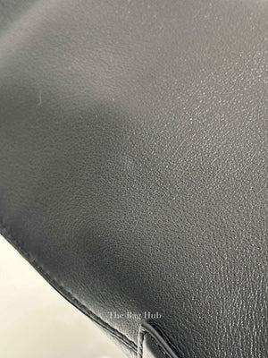 Loewe Black Supple Smooth Calfskin and Jacquard Medium Cubi Crossbody Bag