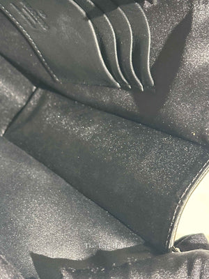 Valentino Black Leather Vlogo Signature Calfskin Pouch Bag