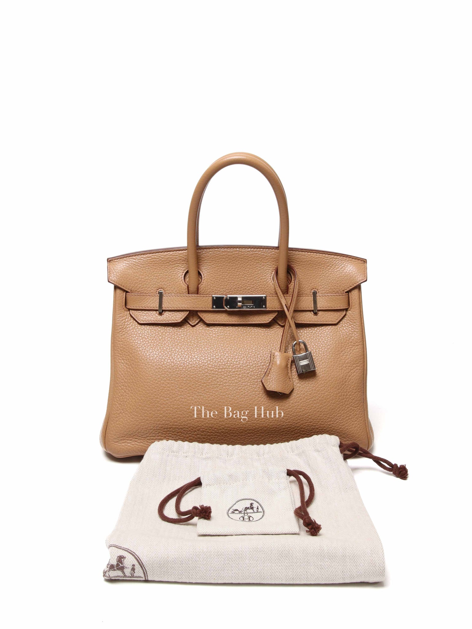 Hermes Biscuit Leather Birkin 30 Bag PHW