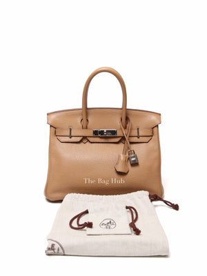 Hermes Biscuit Leather Birkin 30 Bag PHW