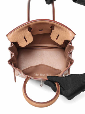 Hermes Biscuit Leather Birkin 30 Bag PHW