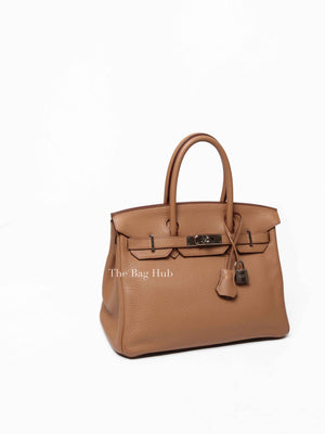 Hermes Biscuit Leather Birkin 30 Bag PHW