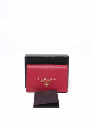 Prada Peonia Saffiano Wallet 1M0945