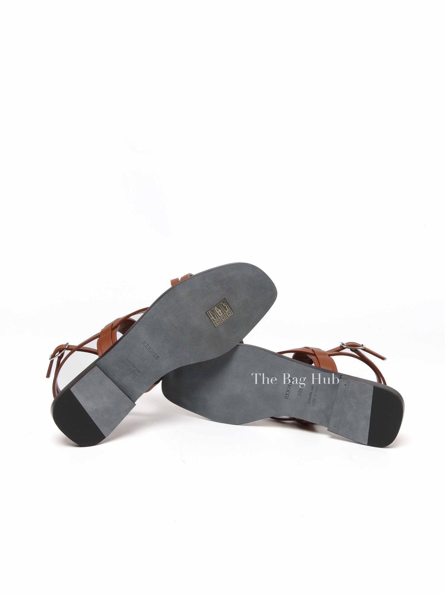 Hermes Gold June Sandal Size 38.5