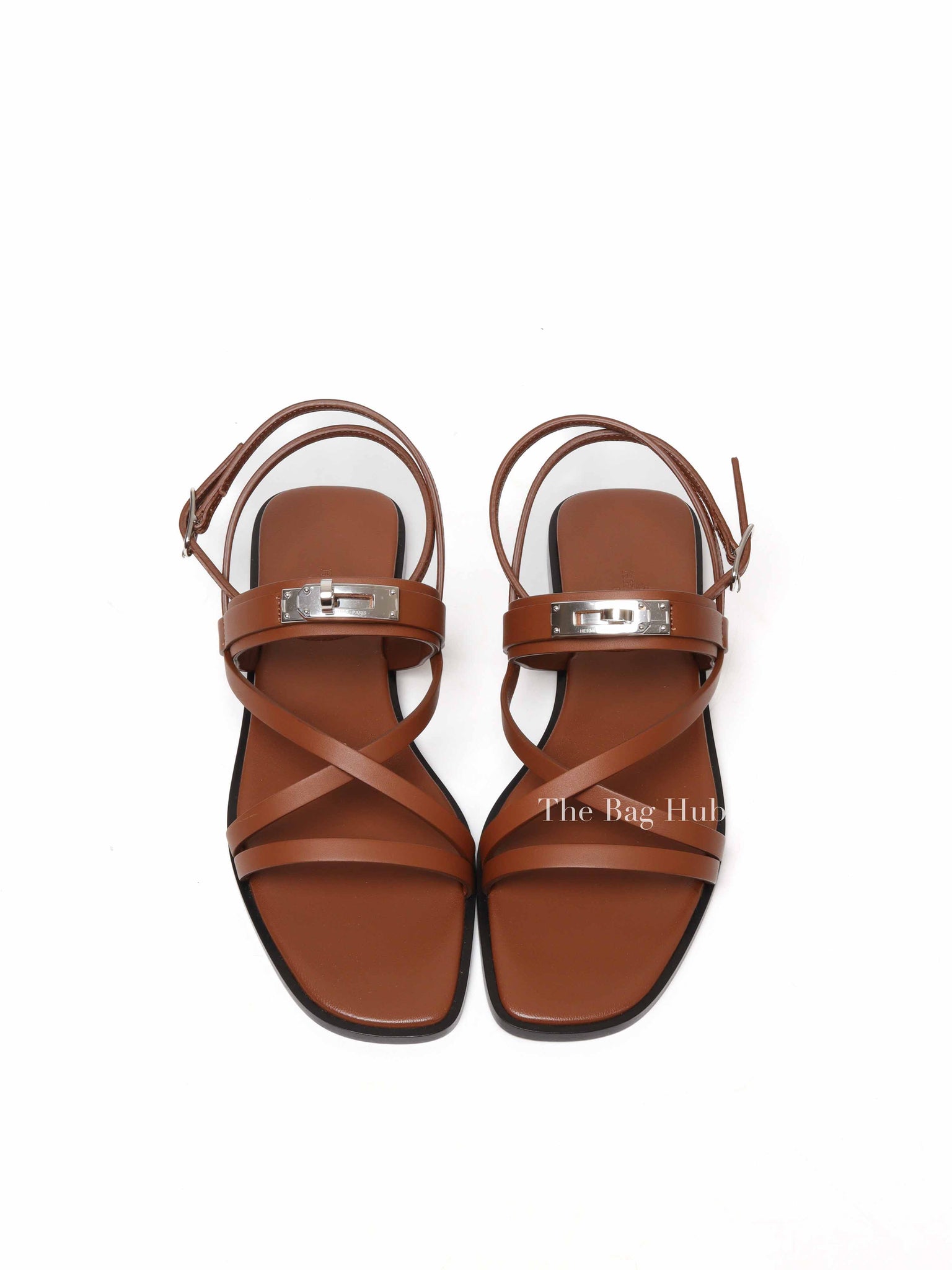 Hermes Gold June Sandal Size 38.5