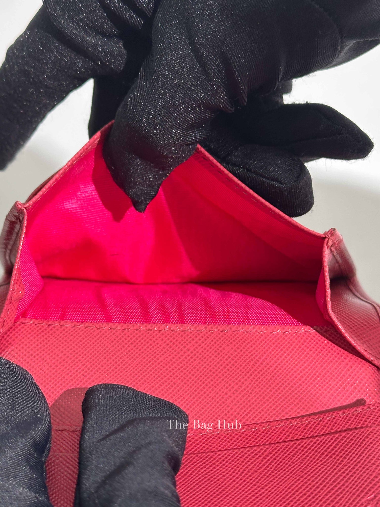 Prada Peonia Saffiano Wallet 1M0945