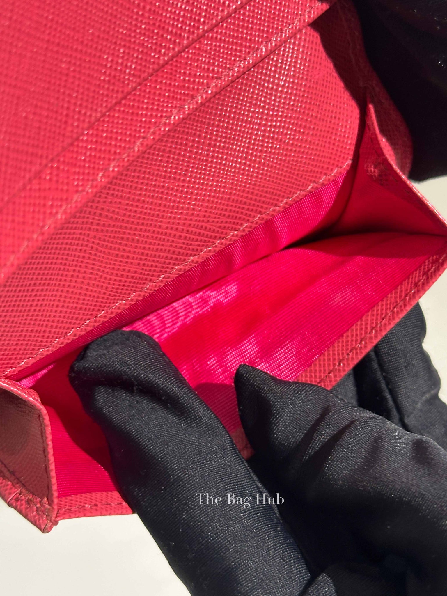 Prada Peonia Saffiano Wallet 1M0945