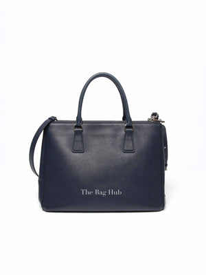 Prada Baltico Saffiano Lux Large Double Zip Tote Bag