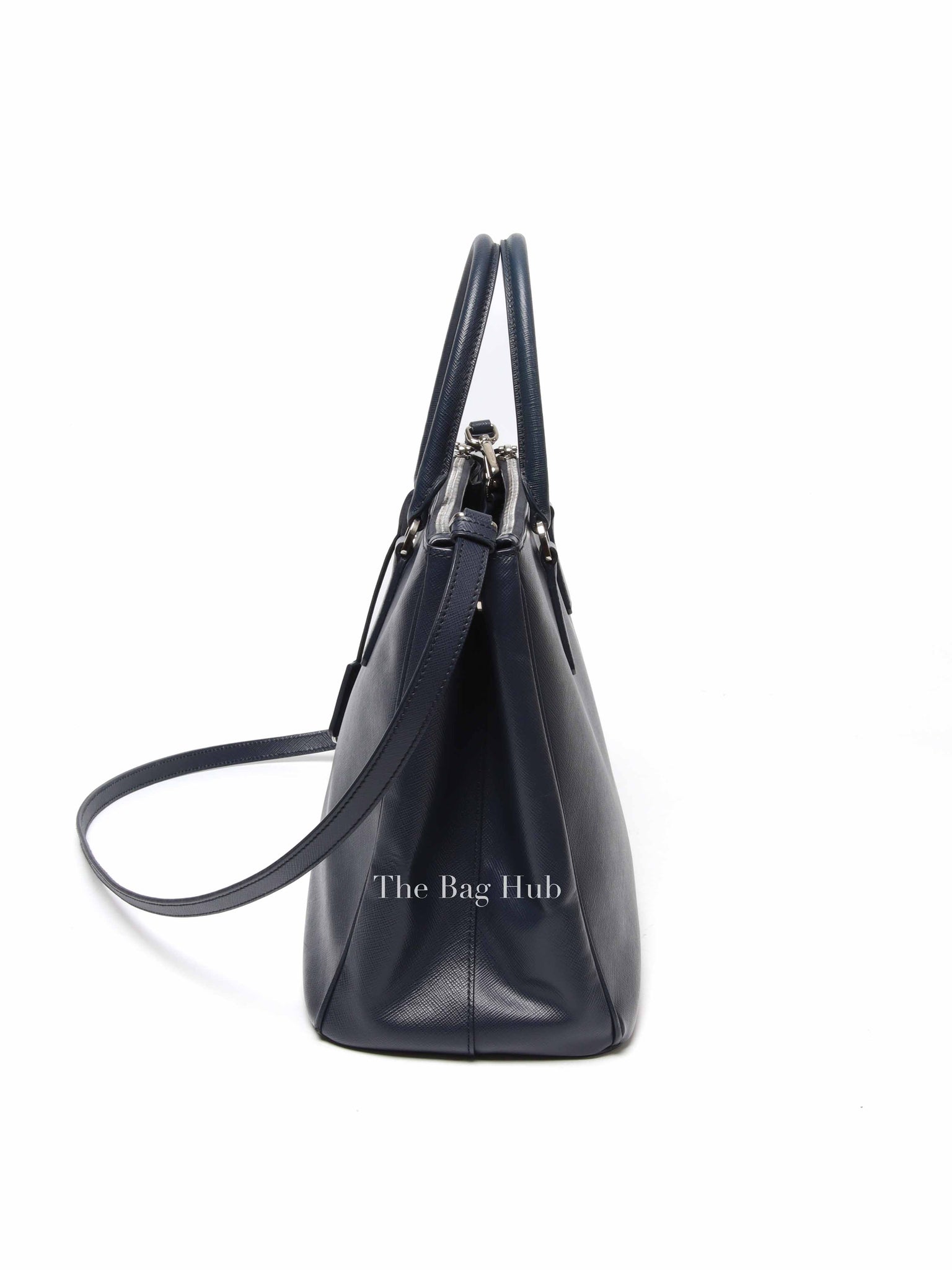 Prada Baltico Saffiano Lux Large Double Zip Tote Bag