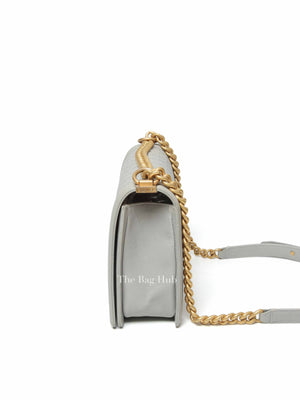 Chanel Grey Caviar New Medium Le Boy Bag GHW