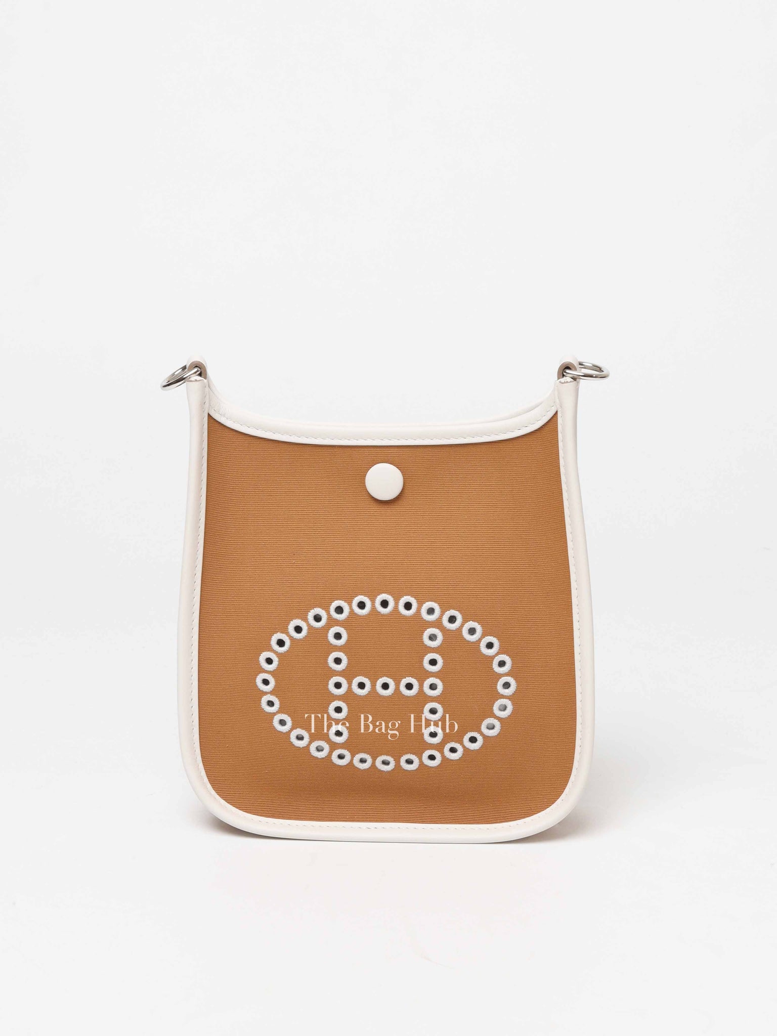 Hermes Dune/Etoupe/Gris Pale Canvas Neo Evelyne TPM Bag
