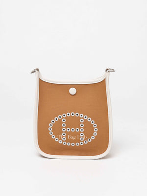Hermes Dune/Etoupe/Gris Pale Canvas Neo Evelyne TPM Bag