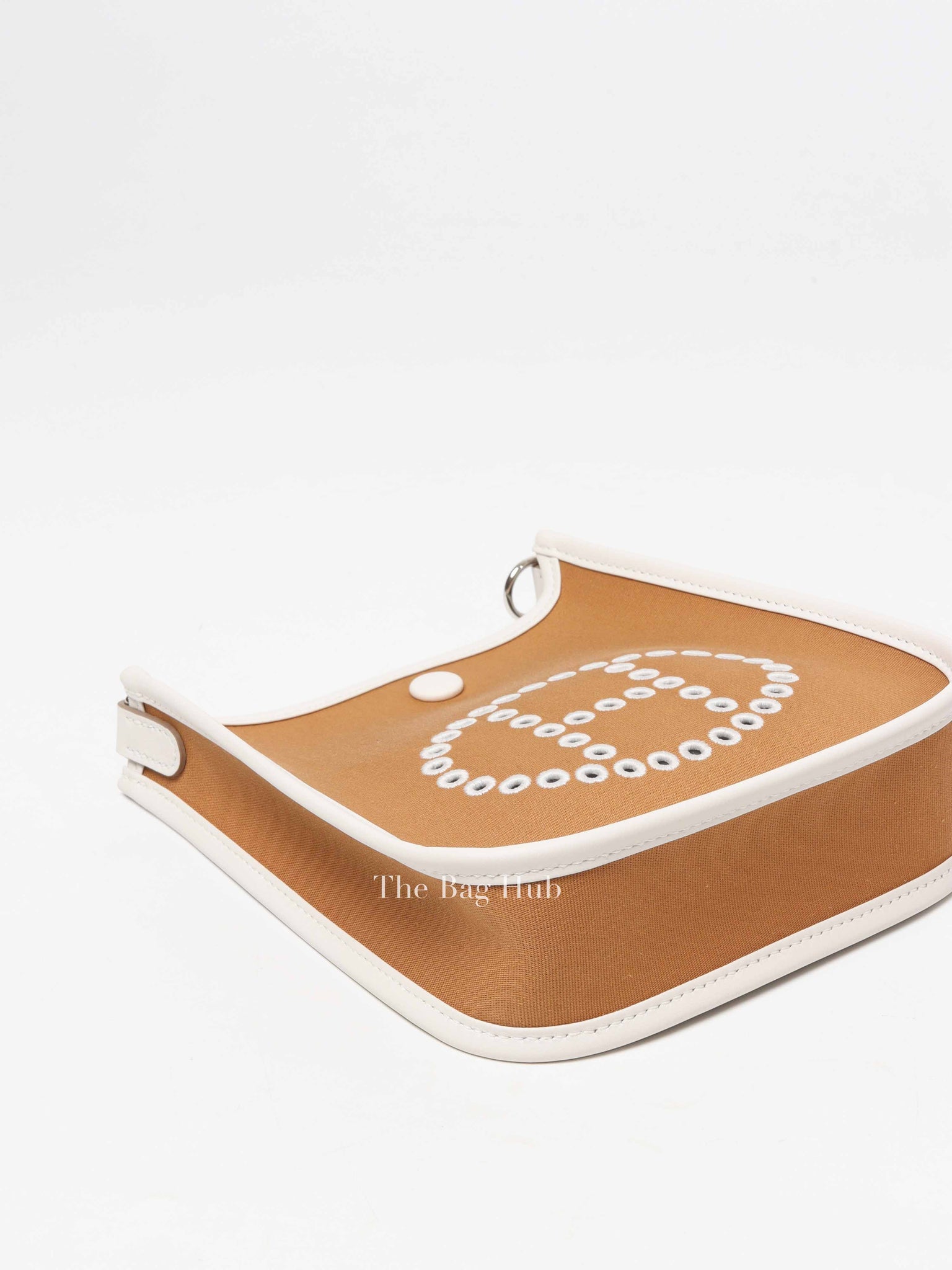 Hermes Dune/Etoupe/Gris Pale Canvas Neo Evelyne TPM Bag