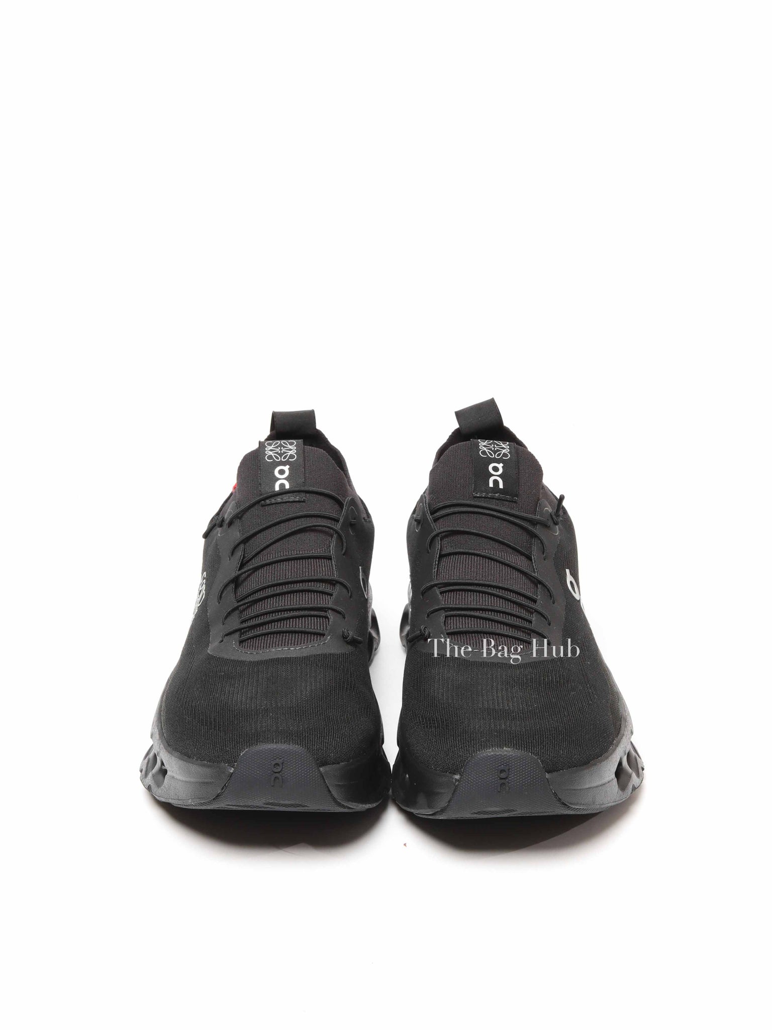 Loewe Black On Cloudtilt Stretch Recycled-Knit Sneakers Size 41
