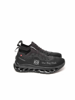 Loewe Black On Cloudtilt Stretch Recycled-Knit Sneakers Size 41