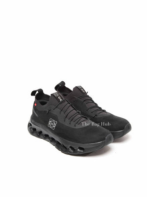 Loewe Black On Cloudtilt Stretch Recycled-Knit Sneakers Size 41