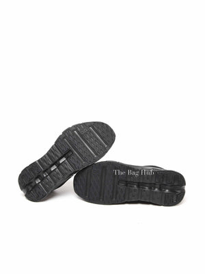 Loewe Black On Cloudtilt Stretch Recycled-Knit Sneakers Size 41