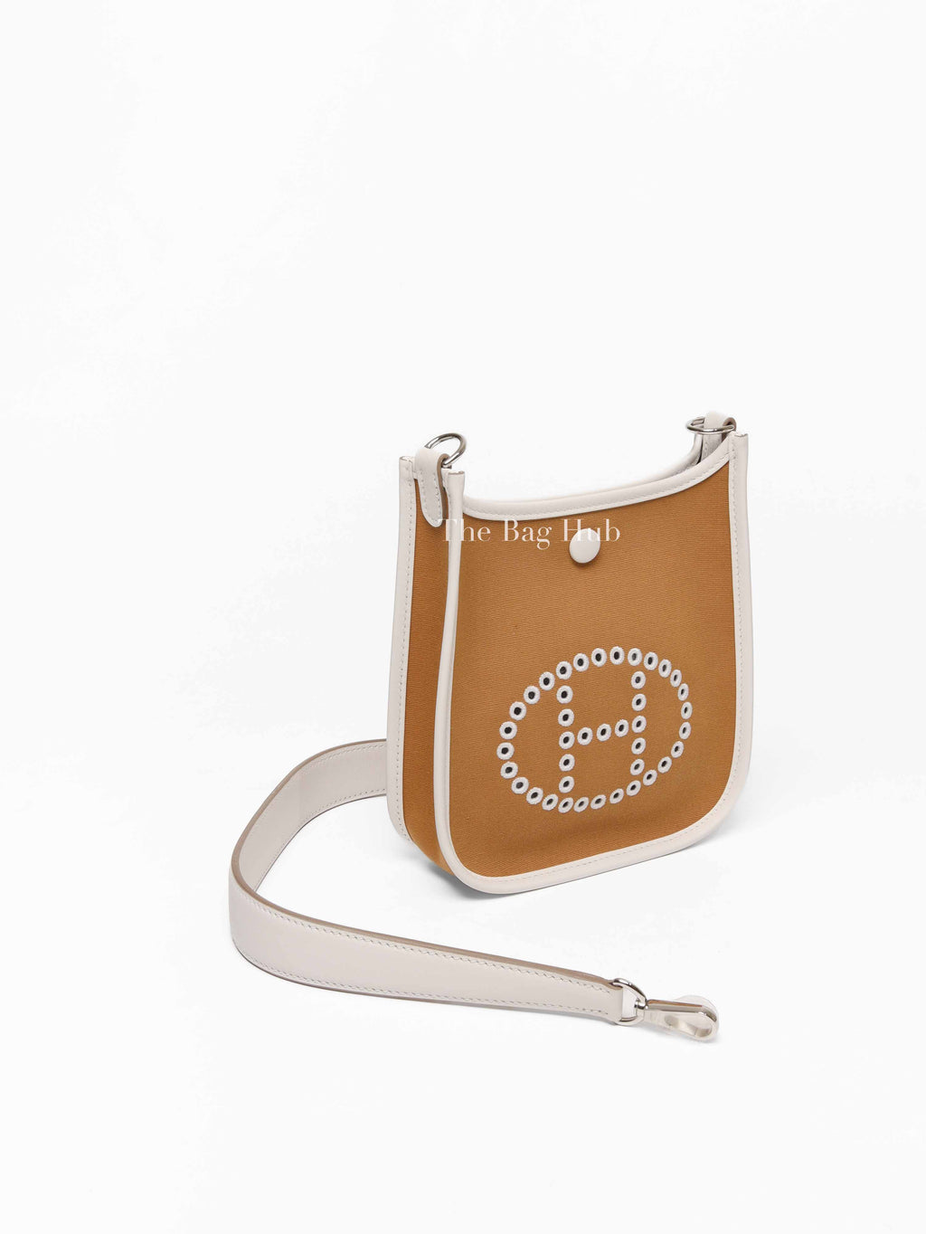 Hermes Dune/Etoupe/Gris Pale Canvas Neo Evelyne TPM Bag