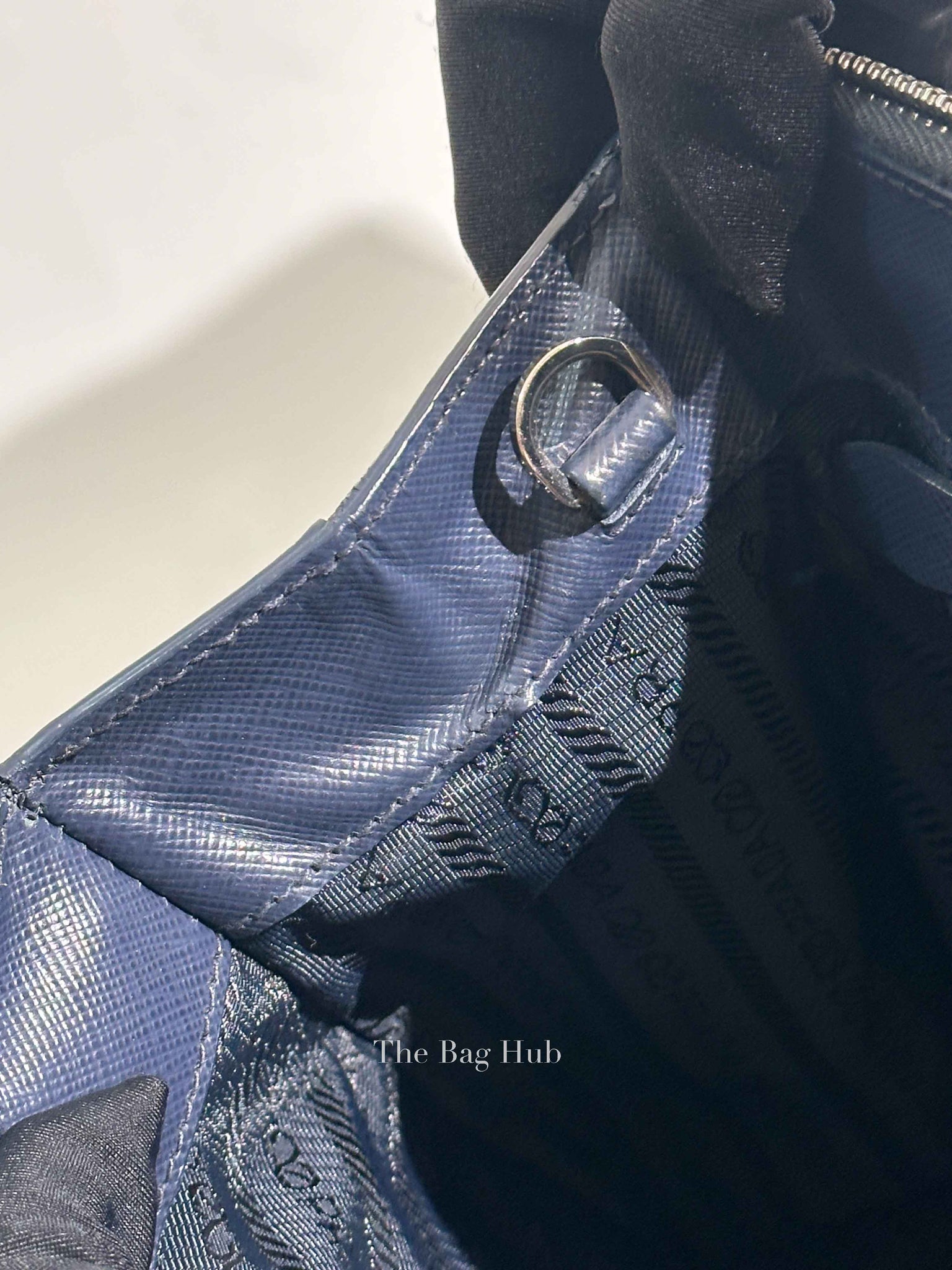 Prada Baltico Saffiano Lux Large Double Zip Tote Bag