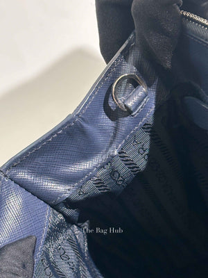 Prada Baltico Saffiano Lux Large Double Zip Tote Bag