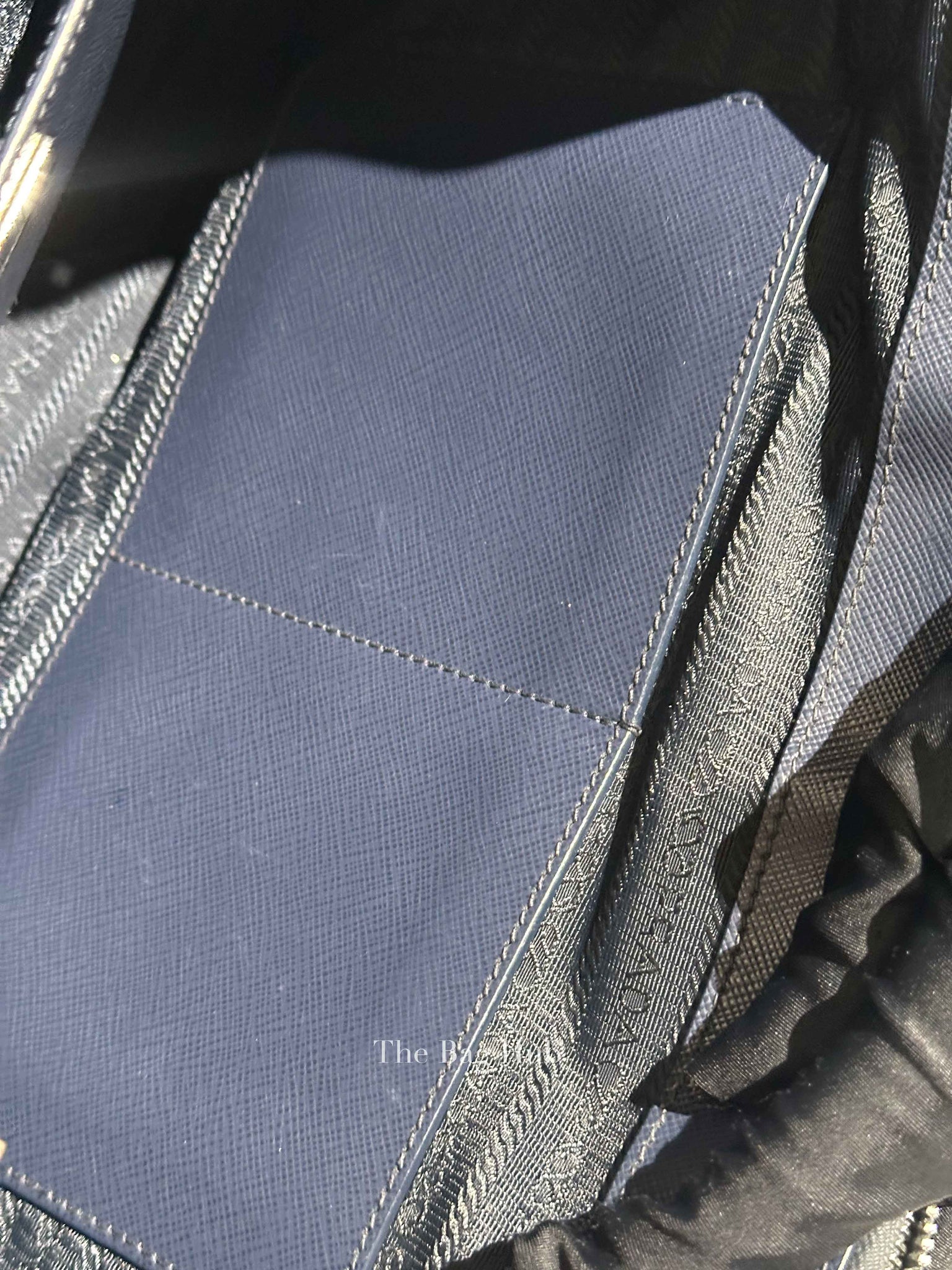 Prada Baltico Saffiano Lux Large Double Zip Tote Bag