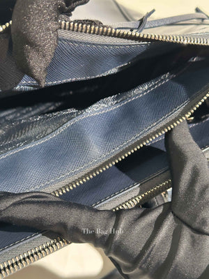 Prada Baltico Saffiano Lux Large Double Zip Tote Bag