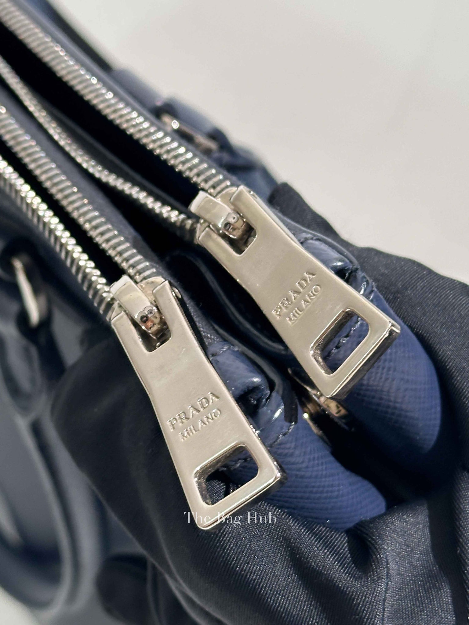 Prada Baltico Saffiano Lux Large Double Zip Tote Bag