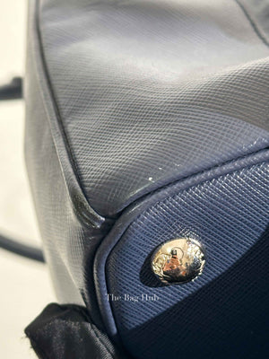 Prada Baltico Saffiano Lux Large Double Zip Tote Bag