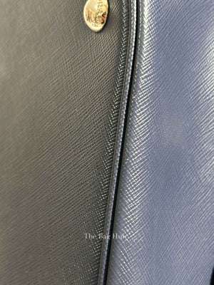 Prada Baltico Saffiano Lux Large Double Zip Tote Bag