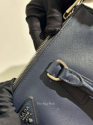 Prada Baltico Saffiano Lux Large Double Zip Tote Bag