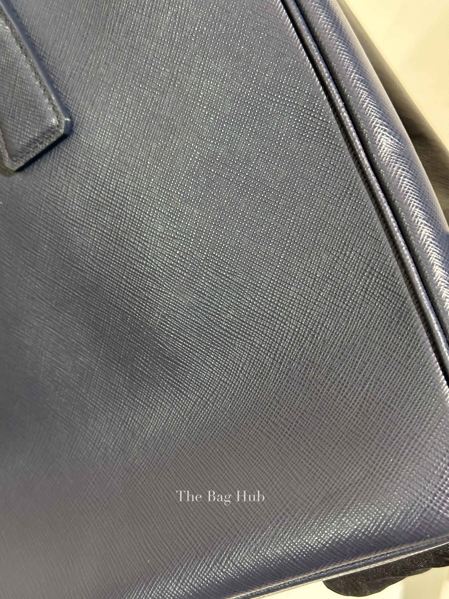 Prada Baltico Saffiano Lux Large Double Zip Tote Bag