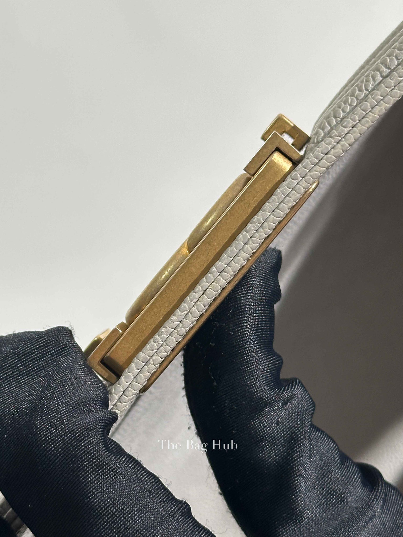 Chanel Grey Caviar New Medium Le Boy Bag GHW
