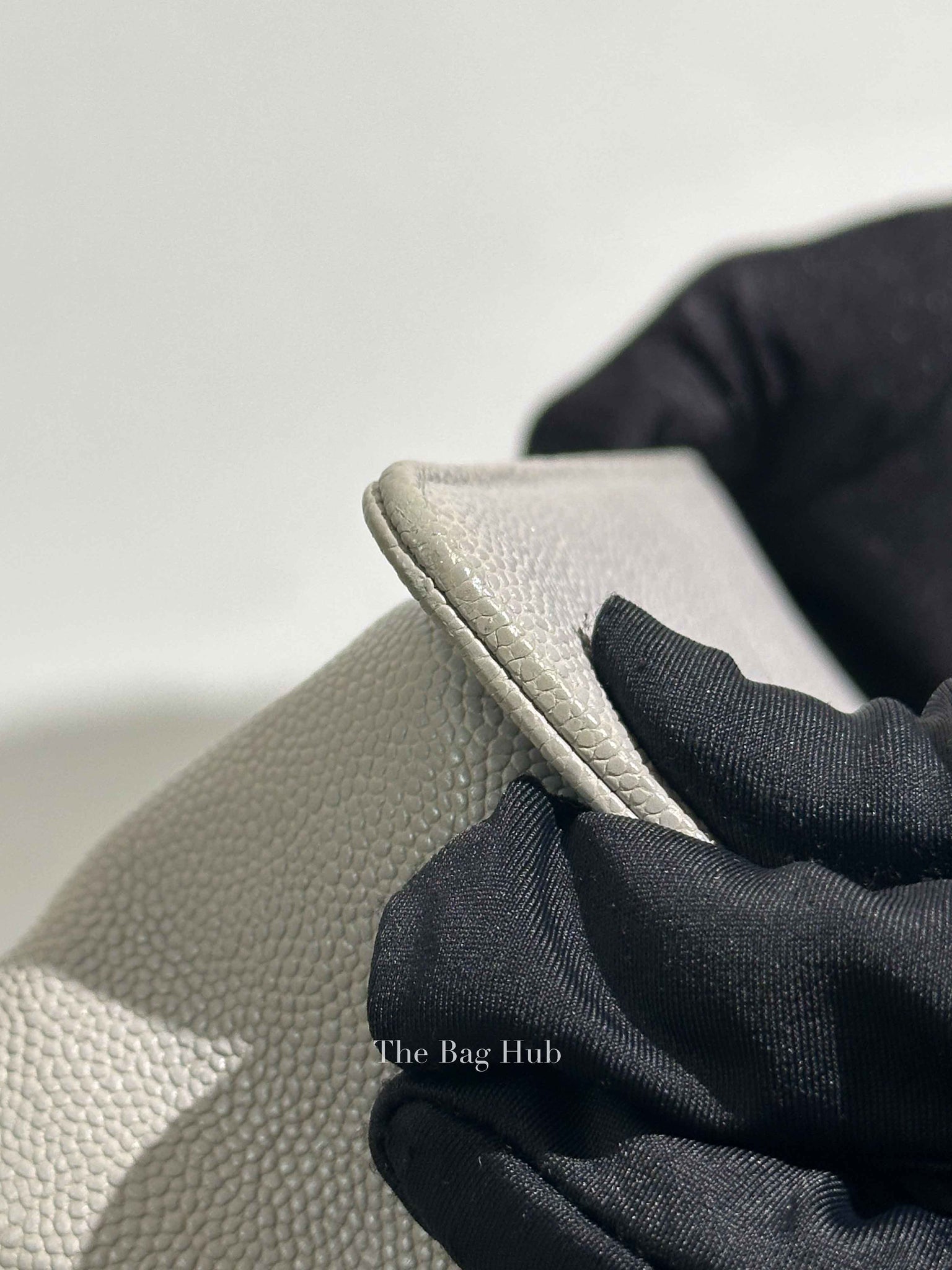 Chanel Grey Caviar New Medium Le Boy Bag GHW