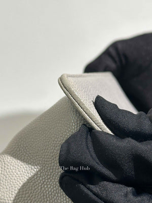 Chanel Grey Caviar New Medium Le Boy Bag GHW