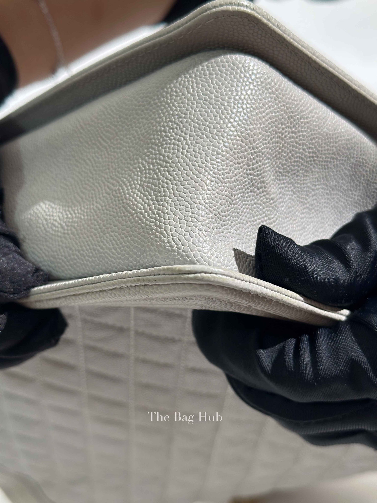 Chanel Grey Caviar New Medium Le Boy Bag GHW