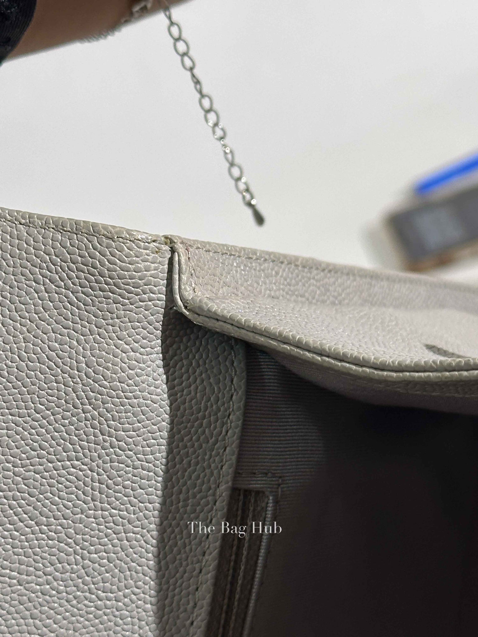 Chanel Grey Caviar New Medium Le Boy Bag GHW