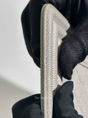 Chanel Grey Caviar New Medium Le Boy Bag GHW
