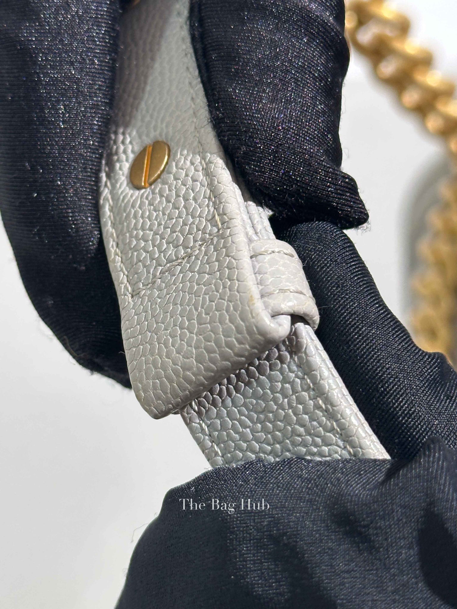 Chanel Grey Caviar New Medium Le Boy Bag GHW