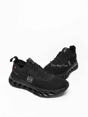 Loewe Black On Cloudtilt Stretch Recycled-Knit Sneakers Size 41