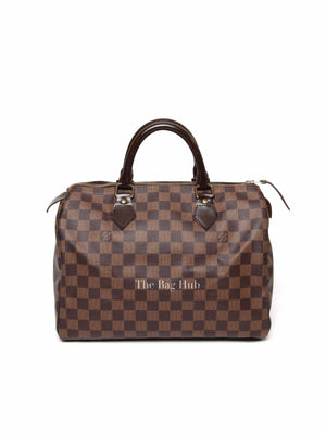 Louis Vuitton Brown Canvas Damier Ebene Speedy 30 Bag