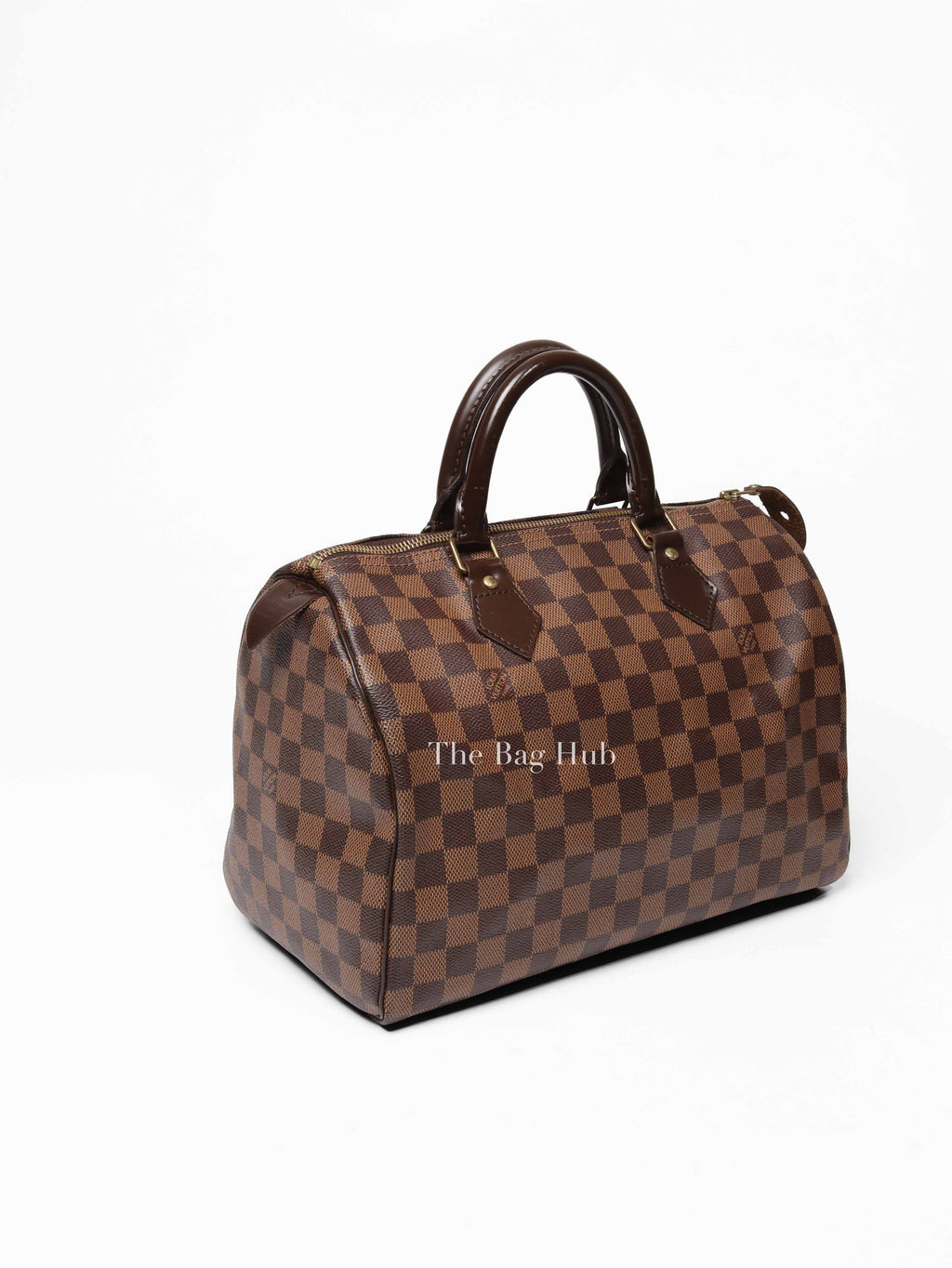 Louis Vuitton Brown Canvas Damier Ebene Speedy 30 Bag